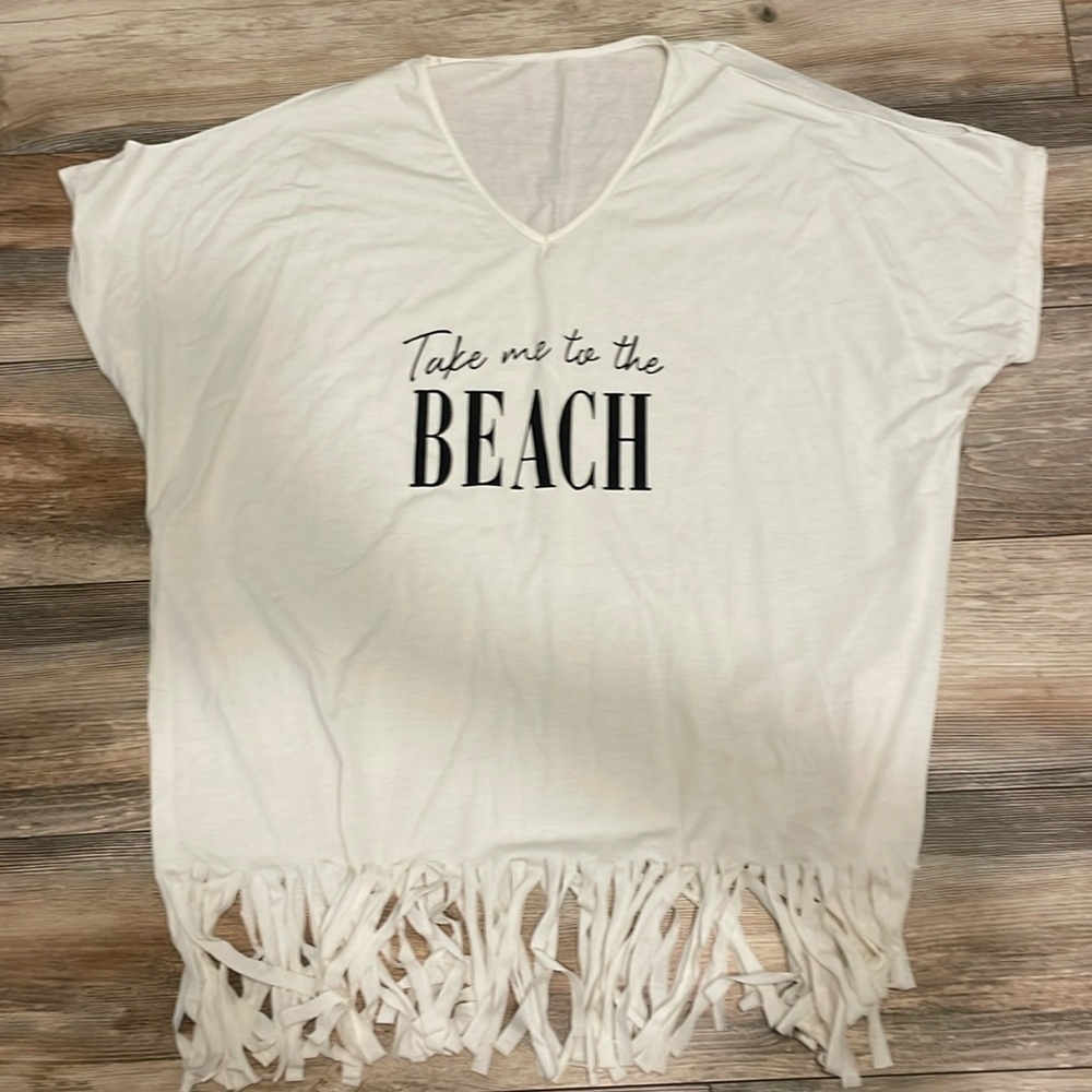 Cold Shoulder Swimsuit Coverup